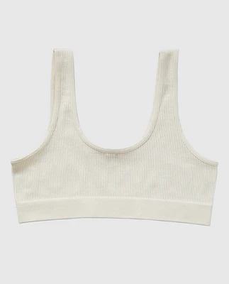 Ribbed Seamless Bra