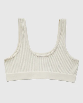 Ribbed Seamless Bra