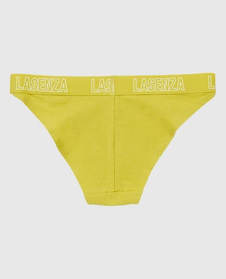 High Leg Cheeky Panty with Logo Band