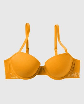 Soutien-gorge demi-buste en coton légèrement doublé Remix