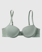 Smooth Cotton Lightly Lined Demi Bra