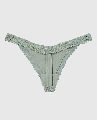 Remix Cotton Thong Panty