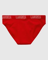 Culotte bikini avec bande à logo