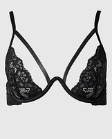 Soutien-gorge en dentelle non doublée à lanières