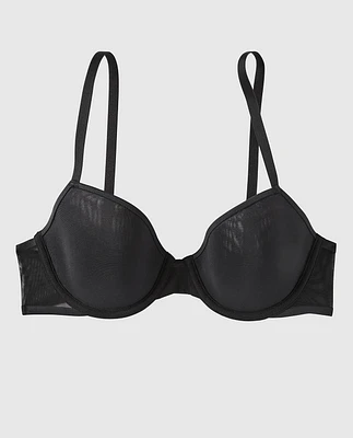 Spacer Foam Lightly Lined Mesh Demi Bra