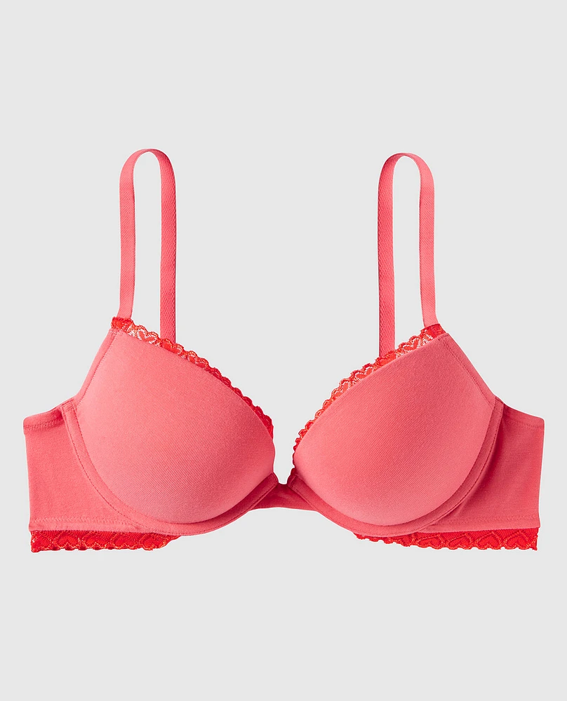 Smooth Cotton Push Up Bra