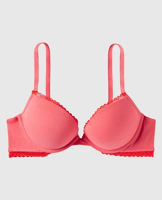 Smooth Cotton Push Up Bra