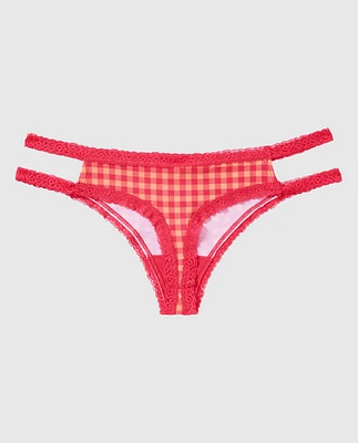 Remix Cotton Thong Panty