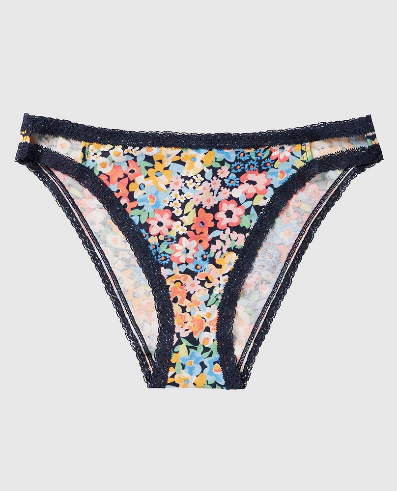 Culotte bikini en coton Remix