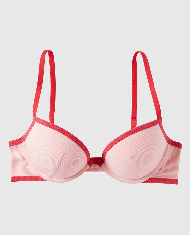 Smooth Cotton Push Up Bra