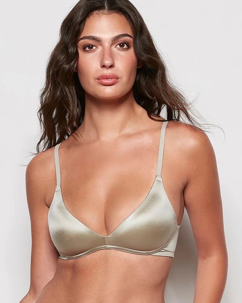 Wireless Light Lift Bra Stone Grey