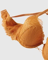 Soutien-gorge couvrant légèrement doublé en dentelle