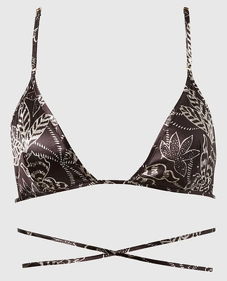 Satin Triangle Bralette