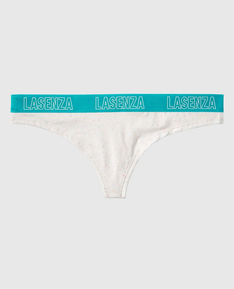 Thong Panty with Logo Band