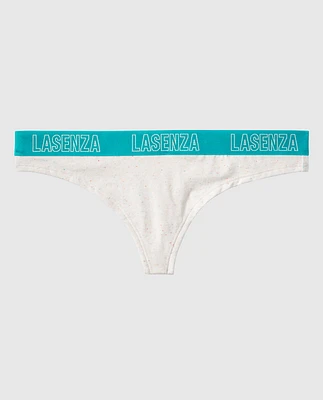 Tanga avec bande à logo