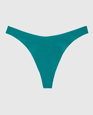 No Show Invisible High Leg Thong Panty