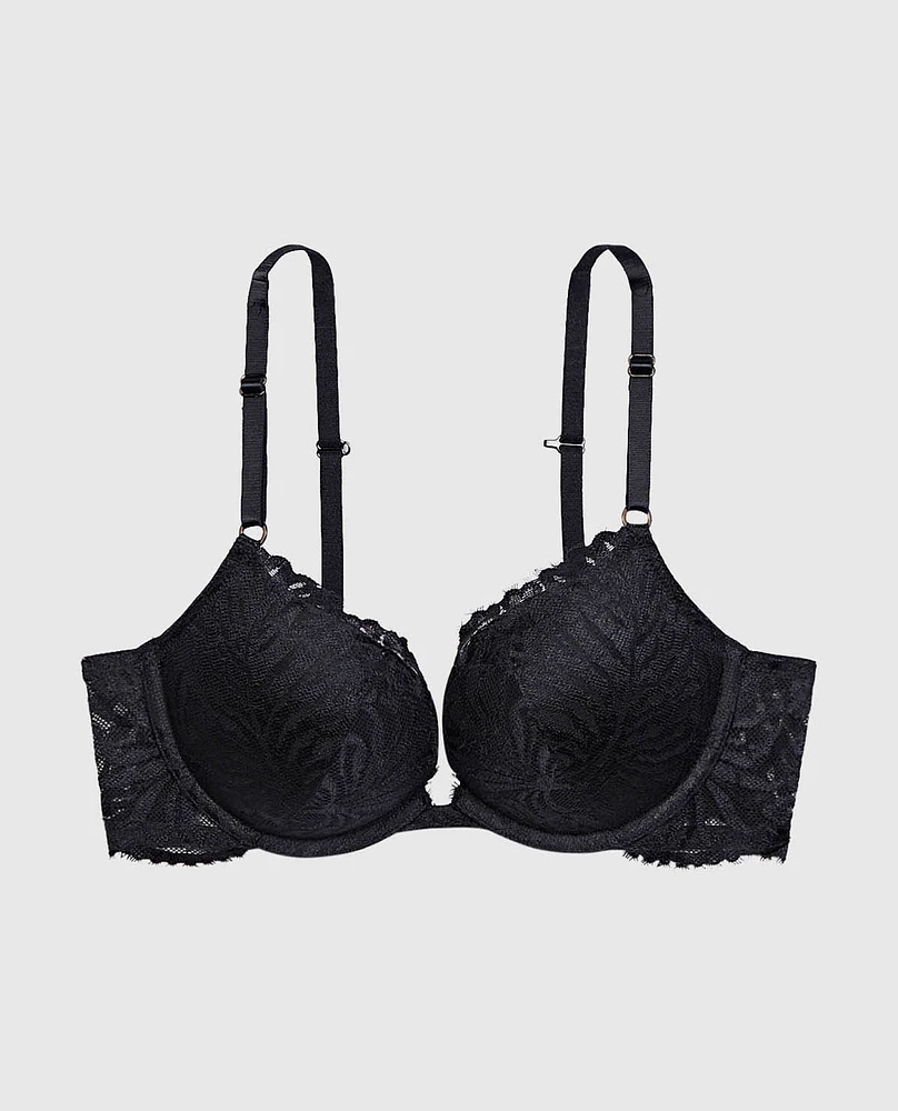 Push Up Bra with Allover Lace