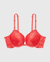 Soutien-gorge pigeonnant en dentelle