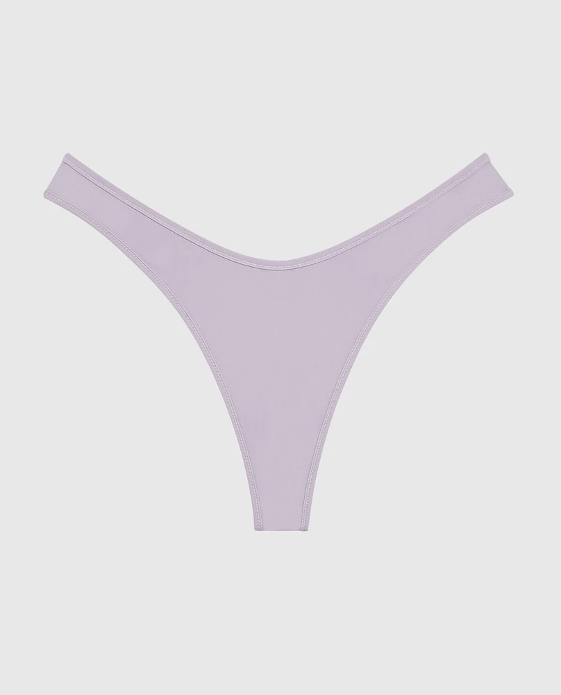 Smooth High Leg Thong Panty