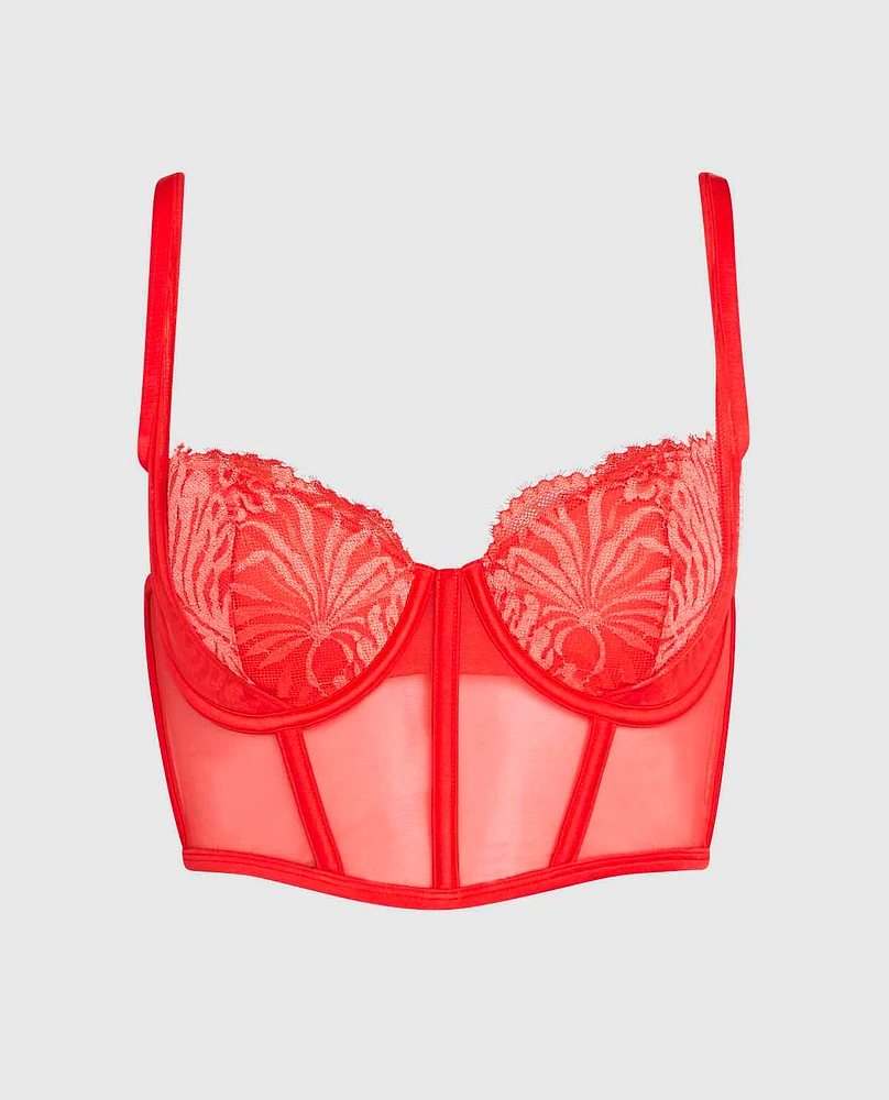 Haut soutien-gorge légèrement doublé