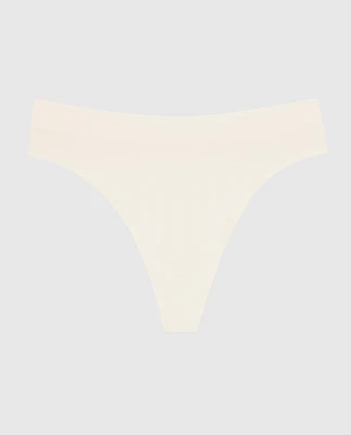 High Leg Thong Panty Ivory Dawn