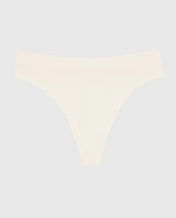 High Leg Thong Panty Ivory Dawn