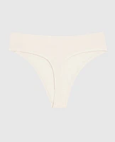 High Leg Thong Panty Ivory Dawn