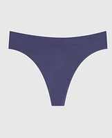 High Leg Thong Panty Dusk Blue