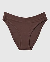 Culotte bikini à jambe échancrée doux confort