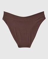 Culotte bikini à jambe échancrée doux confort