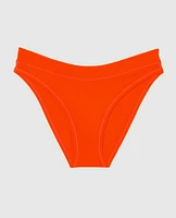 Culotte bikini à jambe échancrée doux confort