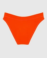 Culotte bikini à jambe échancrée doux confort