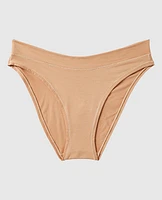 Culotte bikini à jambe échancrée doux confort