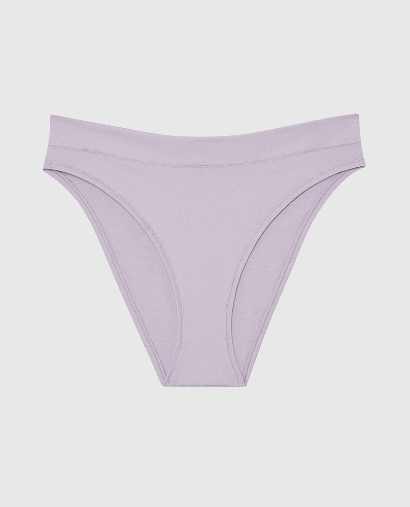 Culotte bikini à jambe échancrée doux confort