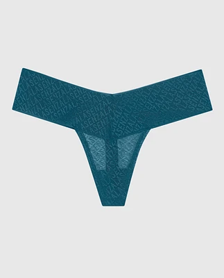 Tanga avec taille en V