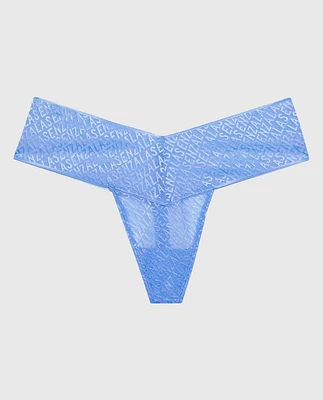 Tanga avec taille en V