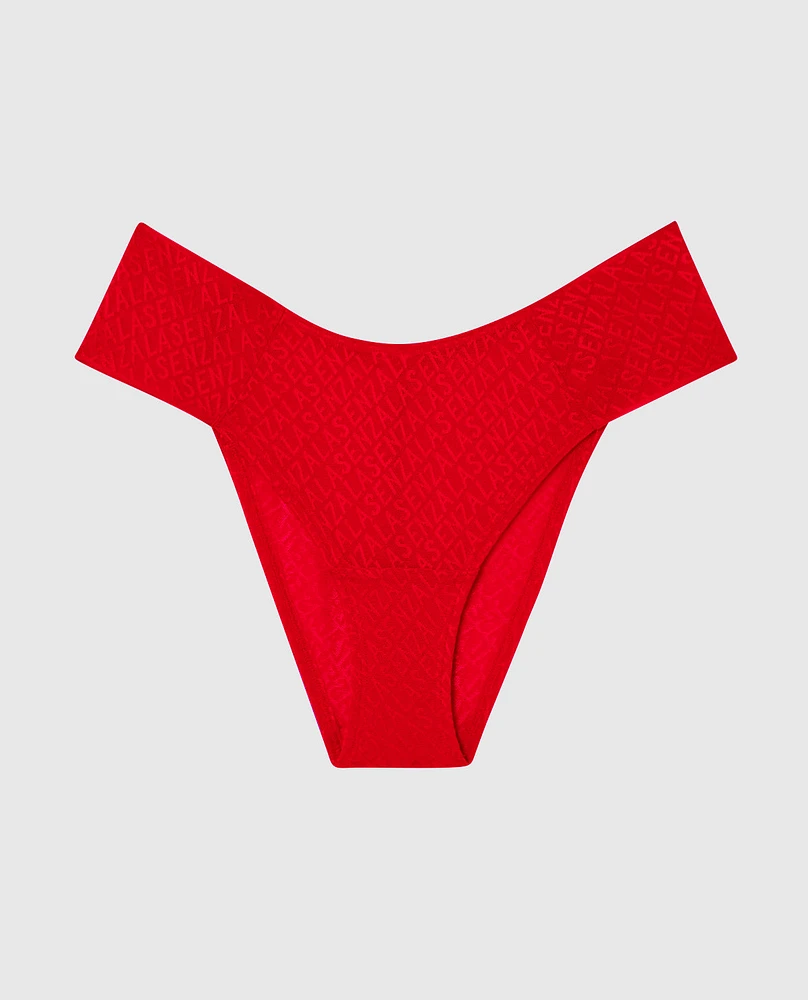 Culotte bikini avec bande à logo