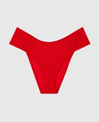 Culotte bikini avec bande à logo