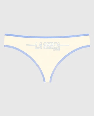 Remix Cotton Thong Panty