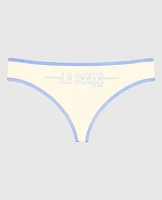 Remix Cotton Thong Panty