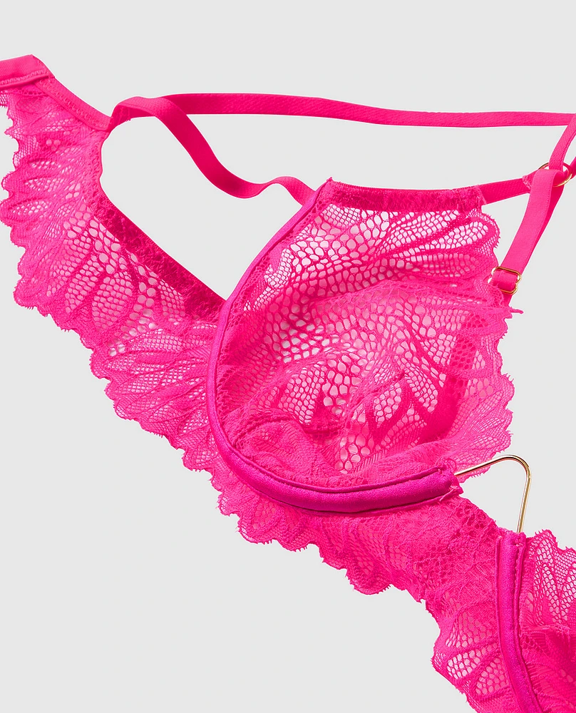 Soutien-gorge en dentelle non doublée