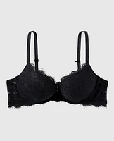 Soutien-gorge pigeonnant en dentelle