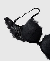 Push Up Bra with Allover Lace