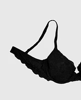 Soutien-gorge couvrant légèrement doublé en dentelle