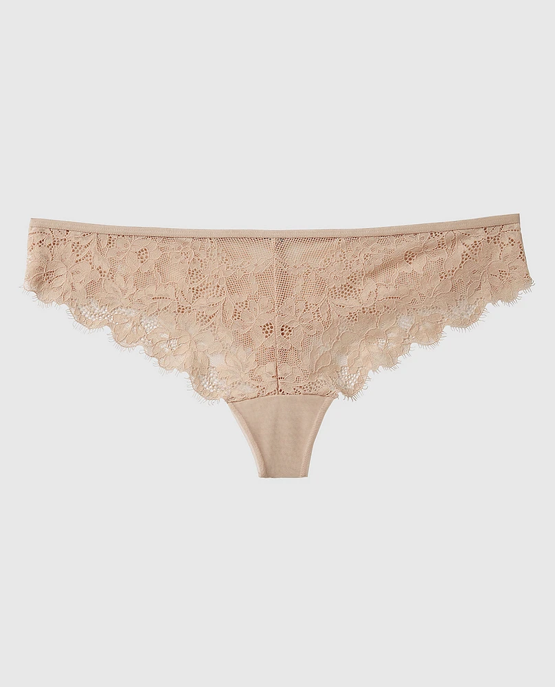 All Over Lace Thong Panty