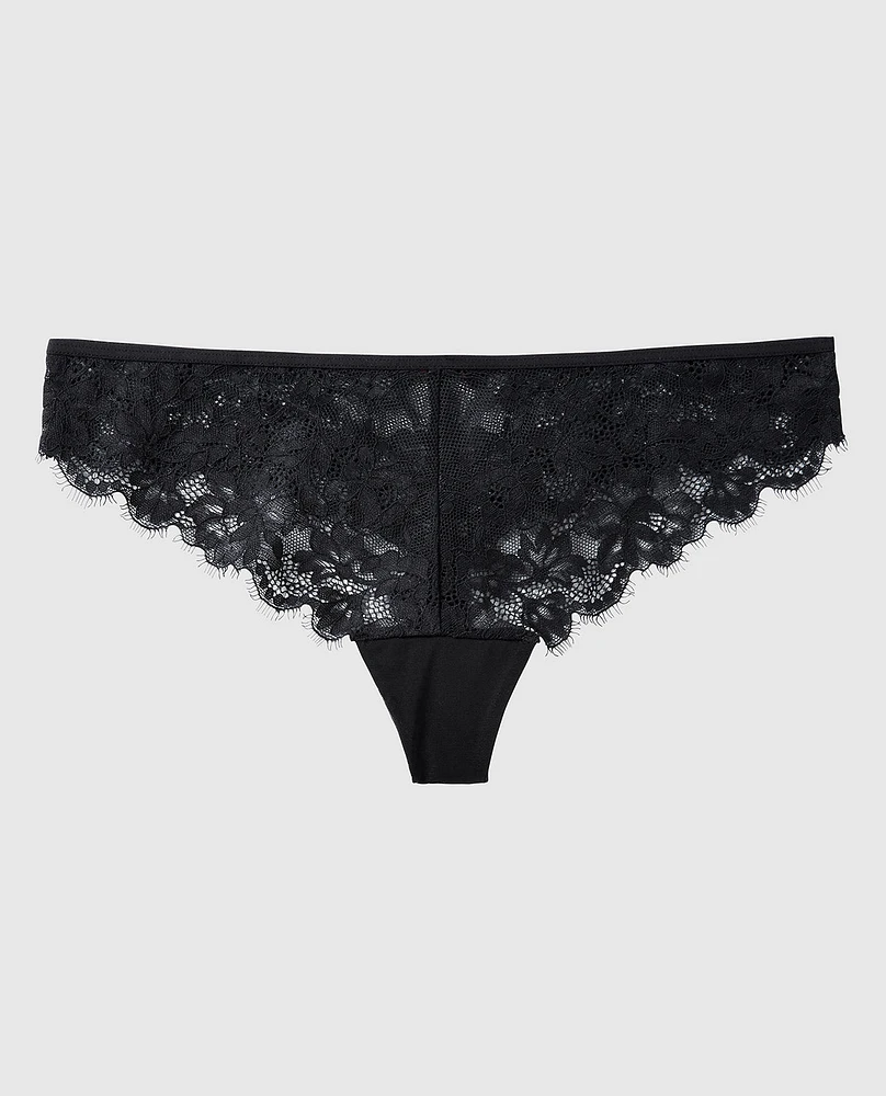 All Over Lace Thong Panty