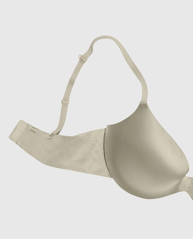 Comfort Push Up Bra Stone Grey