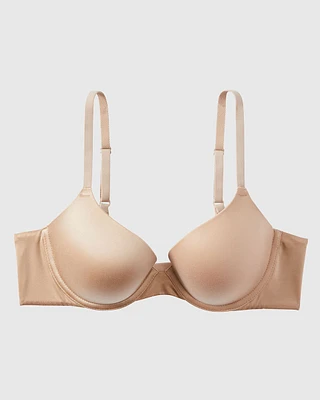 Soutien-gorge demi-buste légèrement doublé au doux confort