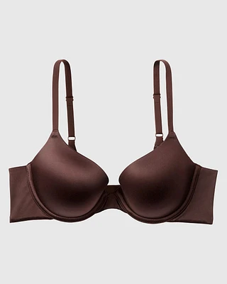 Comfort Lightly Lined Demi Bra Rich Mocha