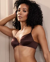 Comfort Lightly Lined Demi Bra Rich Mocha